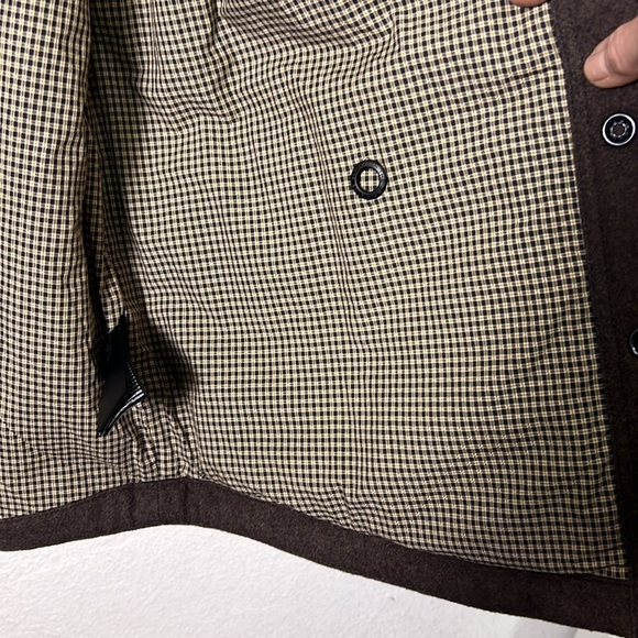 Men's Prana Wooley Shirt Jacket Size Large in Chocolate - Picture 8 of 12